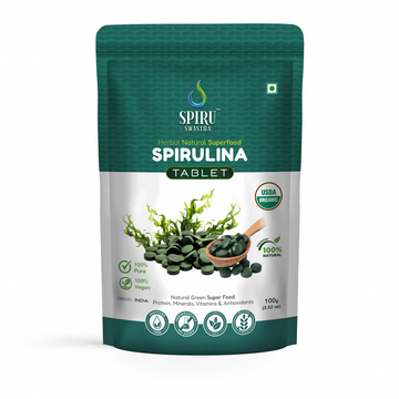 Natural Spirulina Tablets Pouch