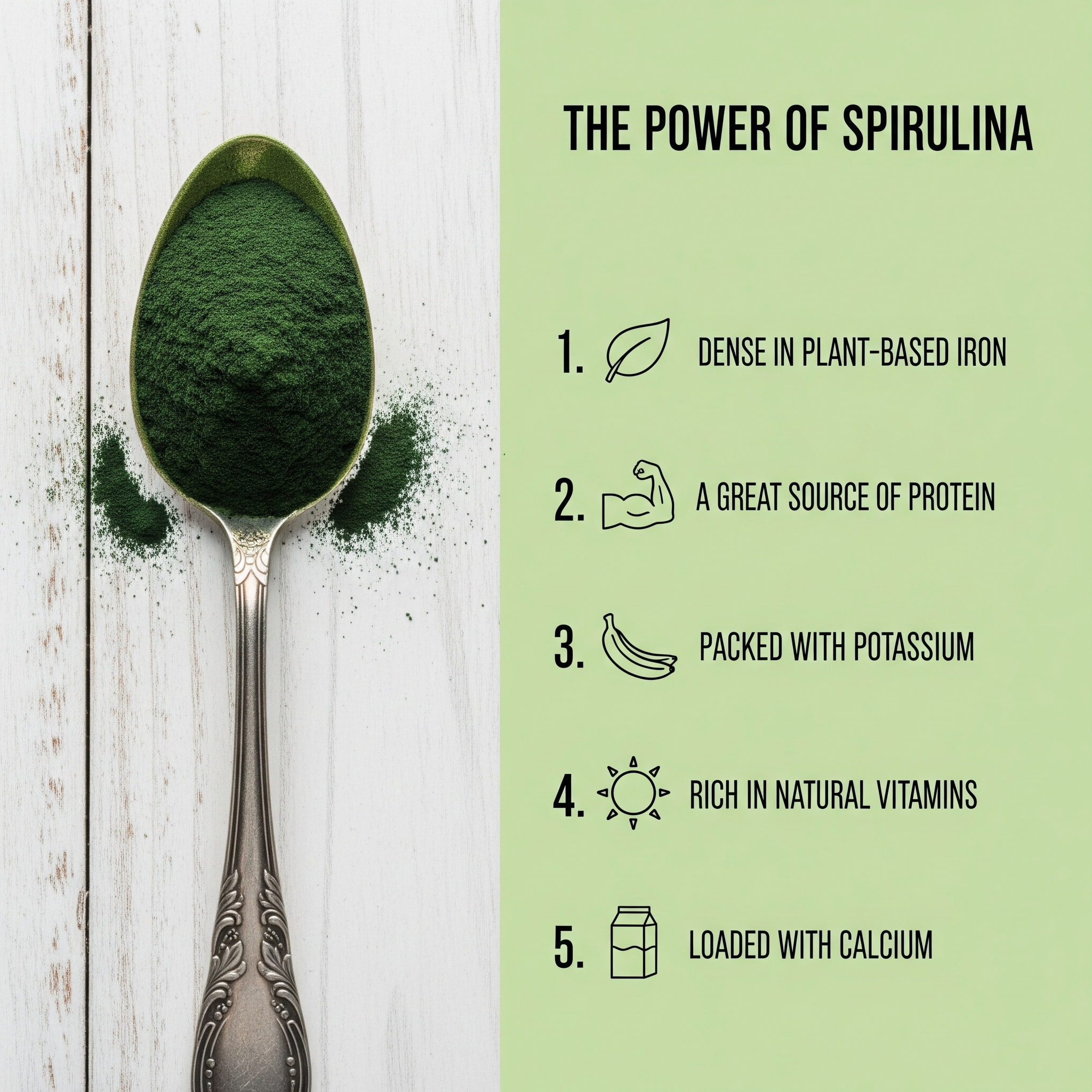 Natural Spirulina Tablets Pouch