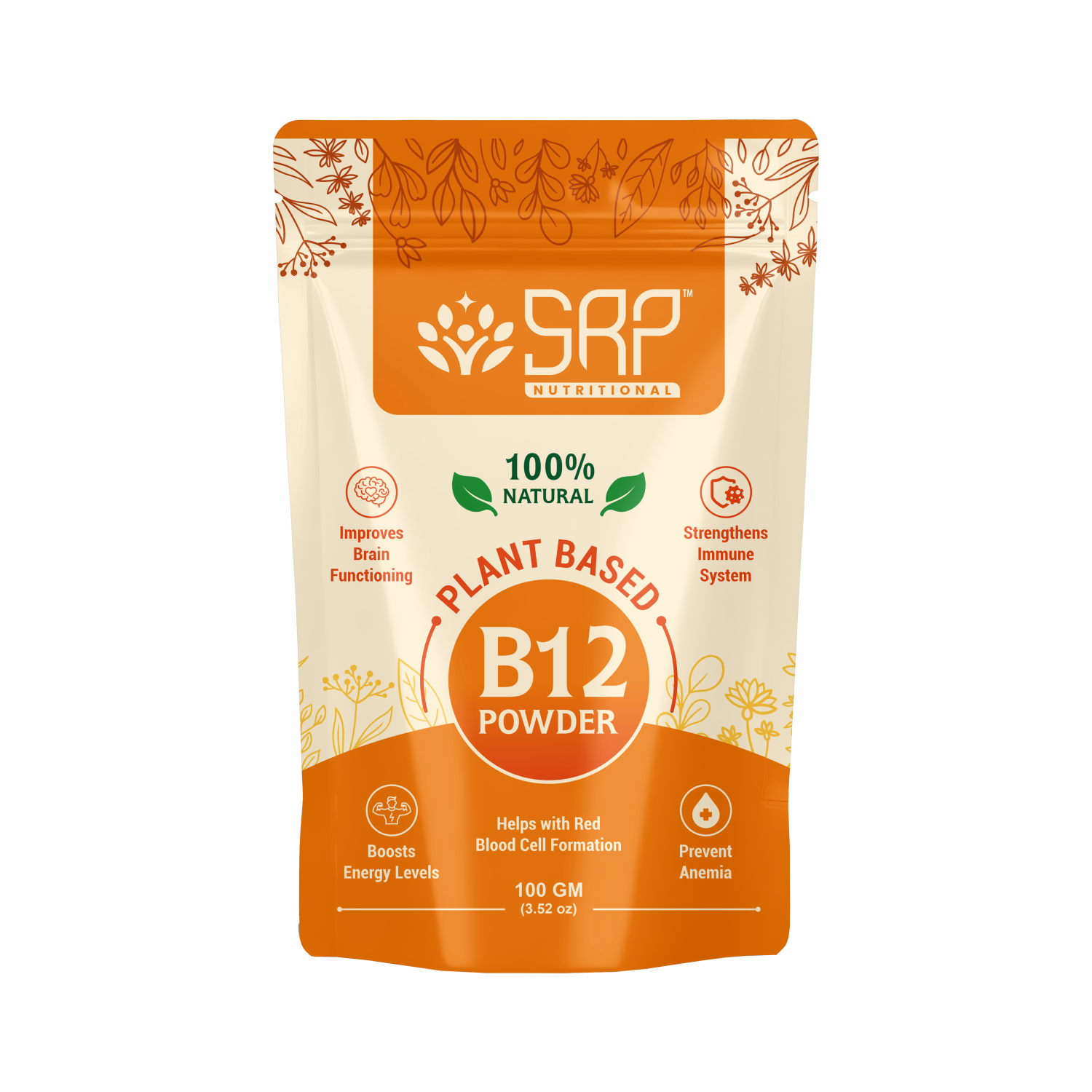 SRP Nutritional Plant-Based B12 Powder