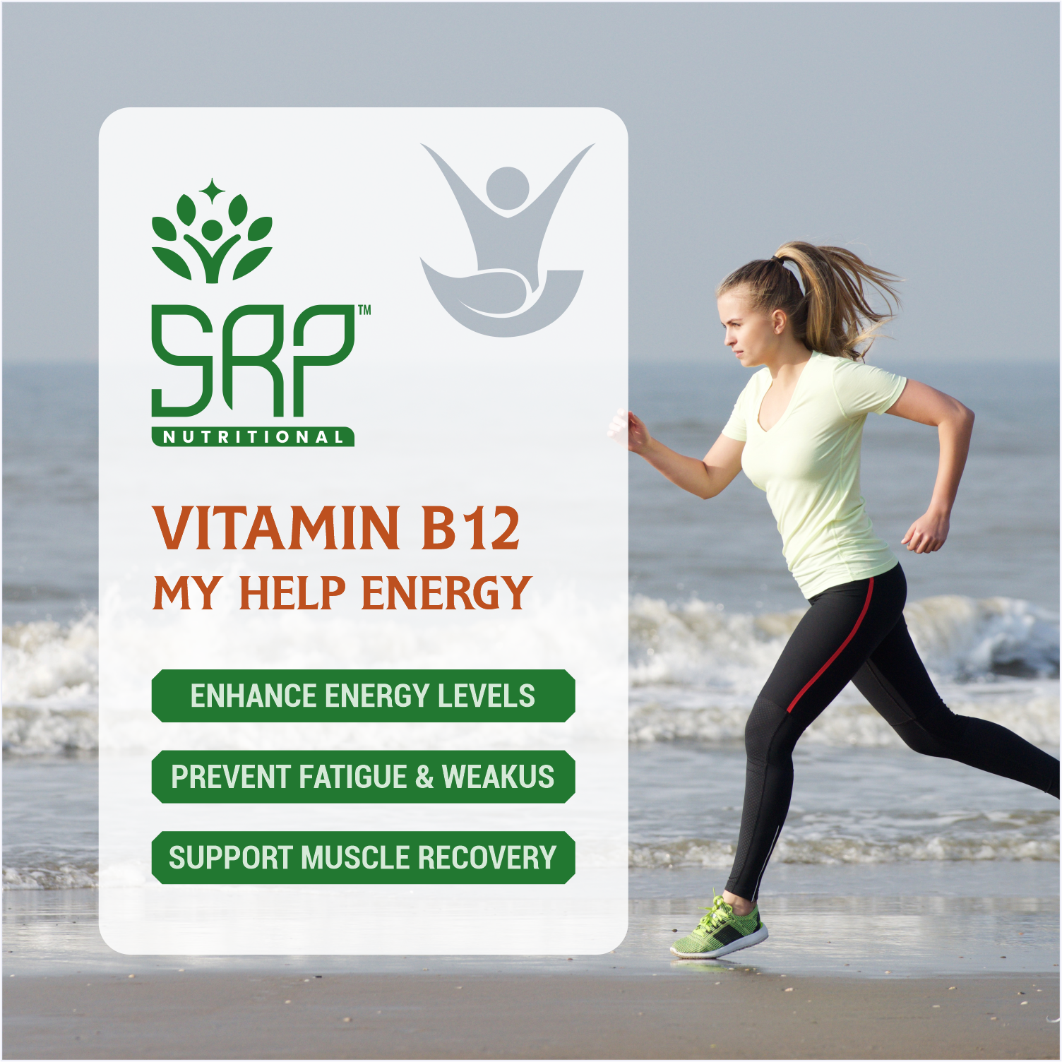 SRP Nutritional Plant-Based B12 Powder