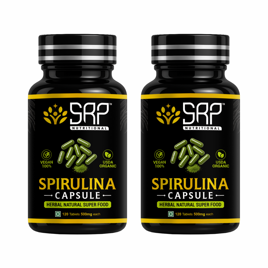 Spirulina Capsules | The Original Green Superfood for All-Day Vitality