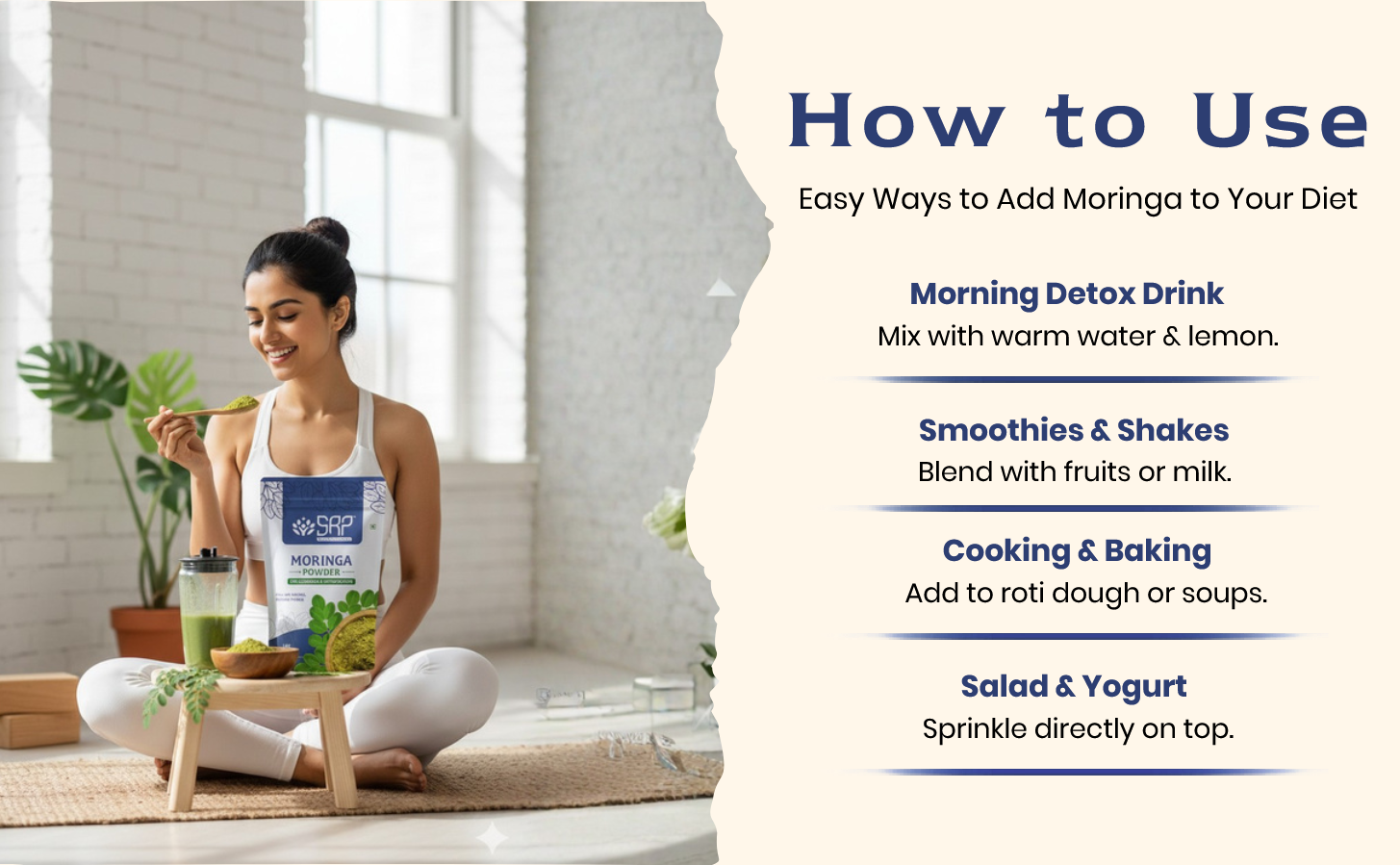 Moringa Powder | 100% Natural & Nutrient Rich | SRP Nutritional