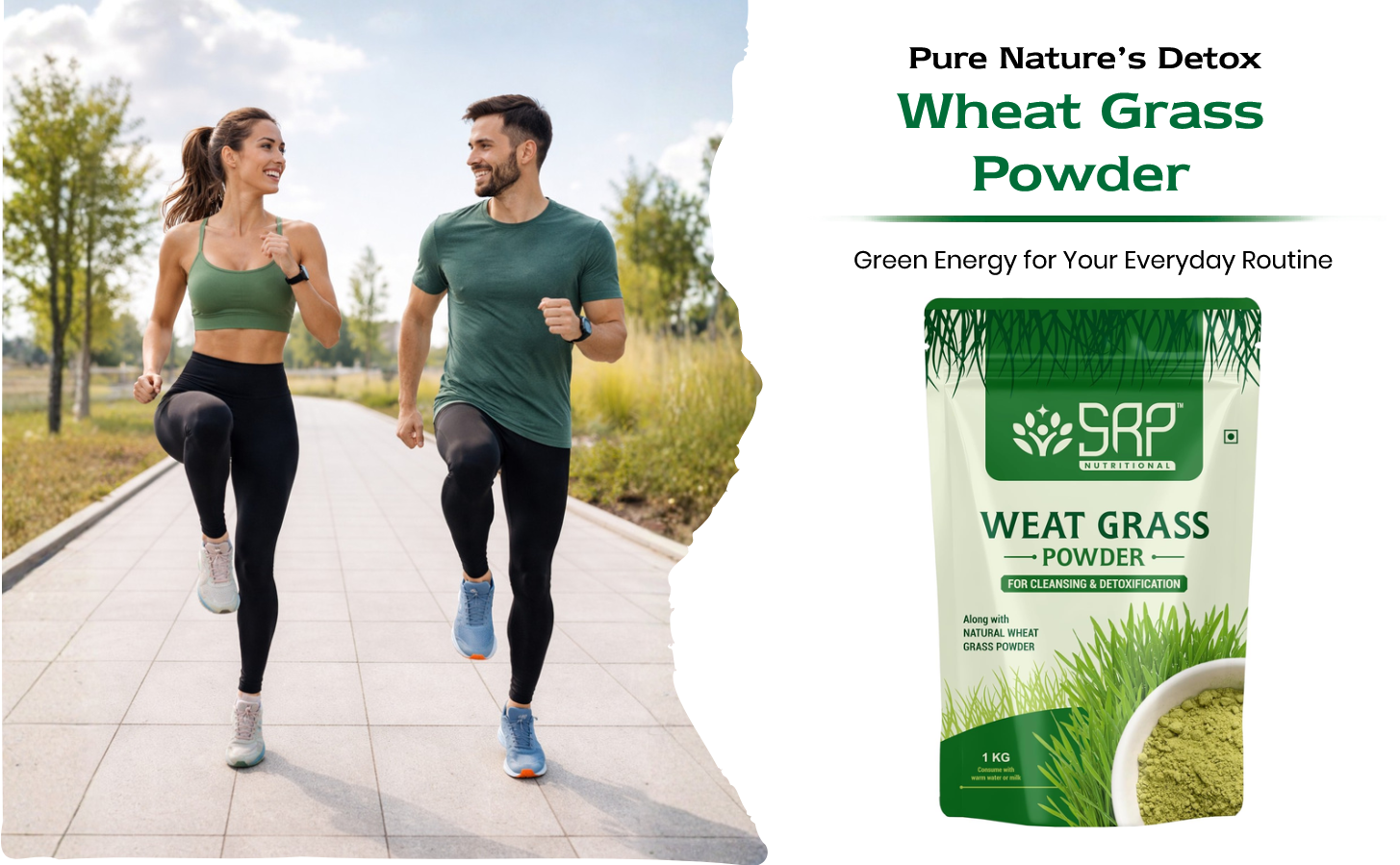 Wheatgrass Powder | Natural Detox Superfood | SRP Nutritional